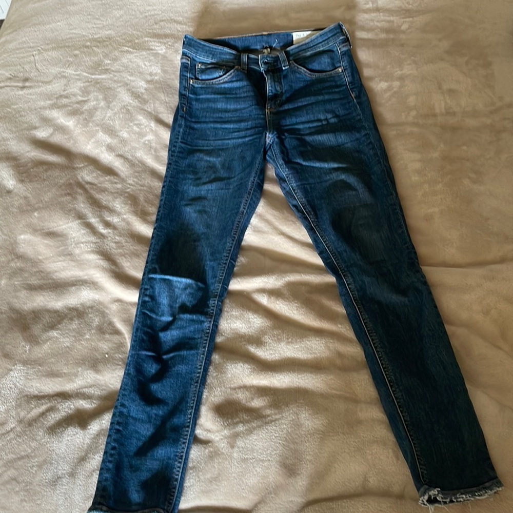Rag & bone jeans sz 26 high rise ankle skinny